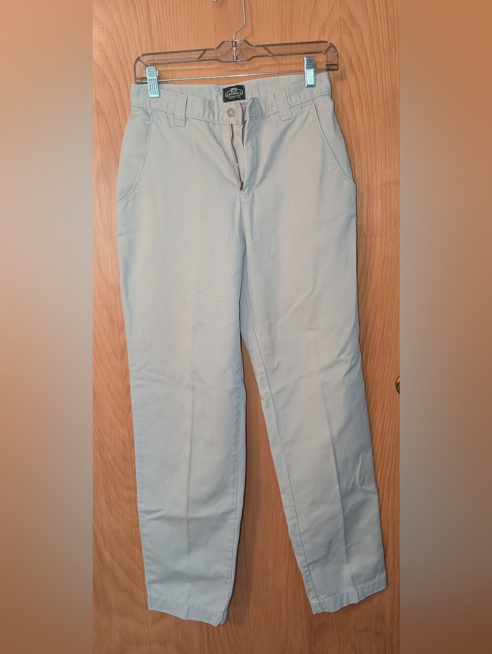 Women's Light Tan Casual Chino Pants